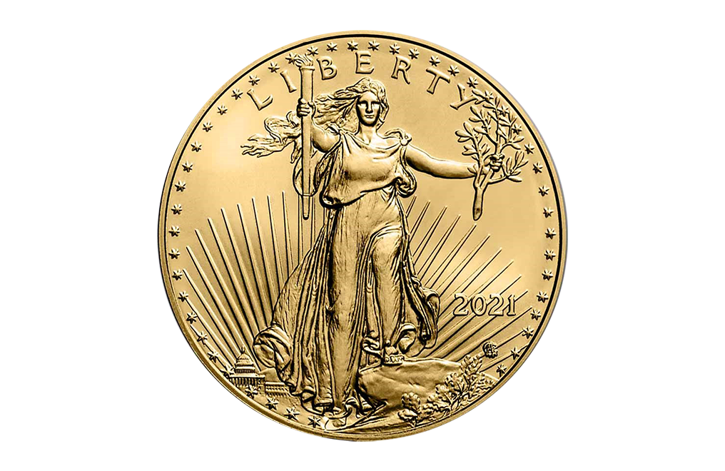 Buy 1/10 oz Gold Eagle Coins (new design - mid 2021 and later), image 1