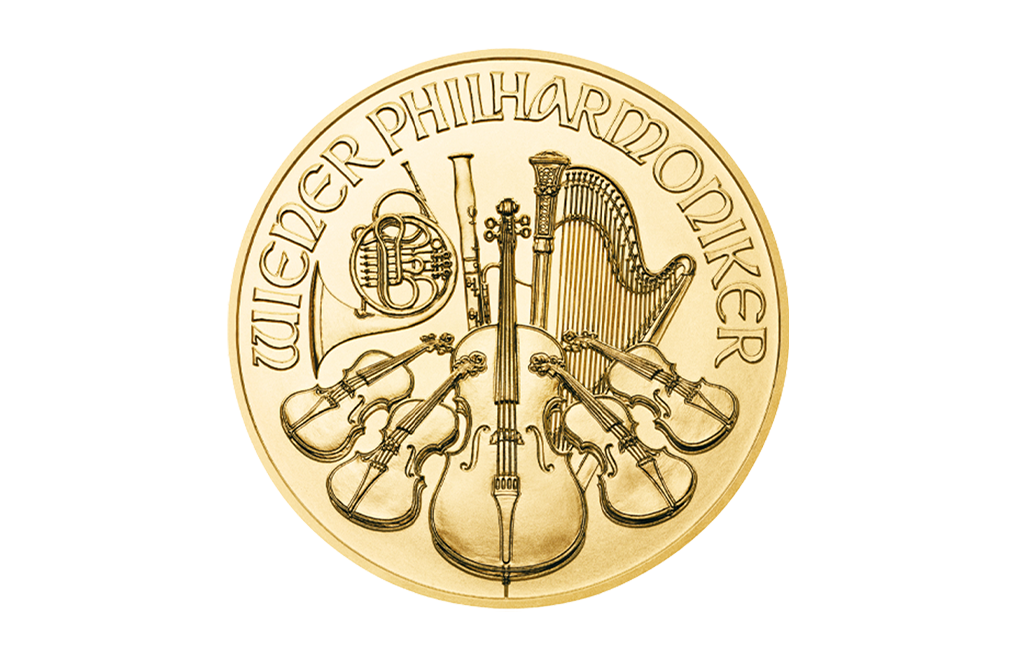 Sell 1/10 oz Gold Philharmonic Coins, image 0