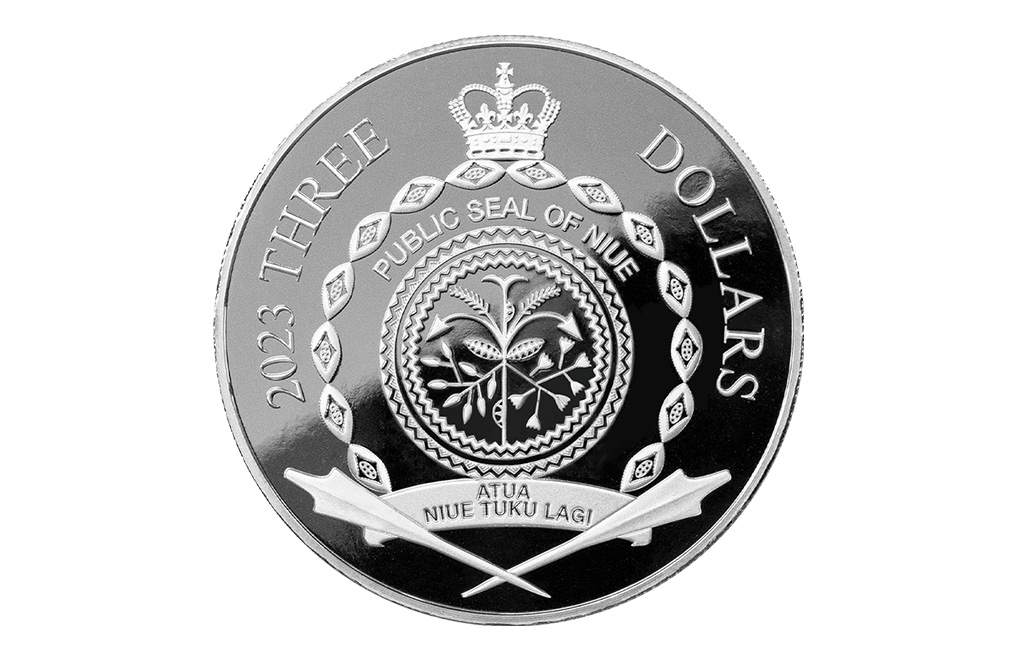 Buy 1.5 oz Silver Spinning Roulette Wheel Coin (2023), image 1