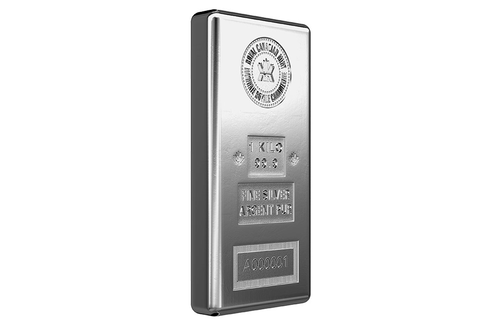 Buy Canadian 1 Kilo Silver Bars, image 1