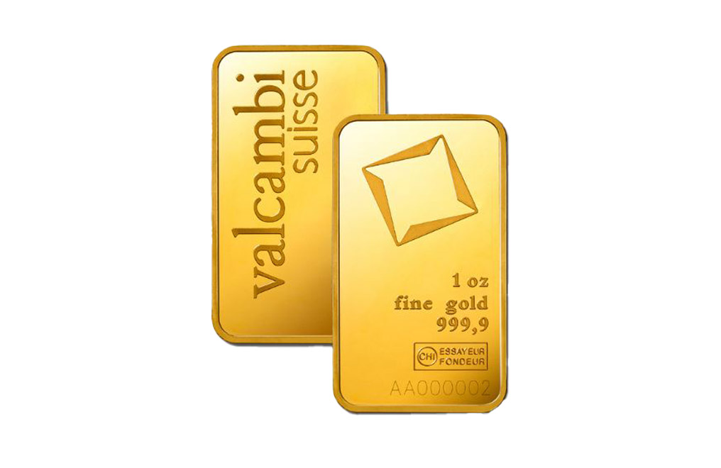 1 oz Gold Bar - Valcambi Suisse (in assay card), image 2
