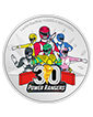 1 oz Silver 30th Anniversary Power Rangers Coin (2023)