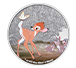 Buy 1 oz Silver Bambi 80th Anniversary Bambi and Butterfly Coin (2022), image 0