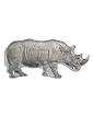 1 oz SilverAnimals of Africa Black Rhino Coin (2022)