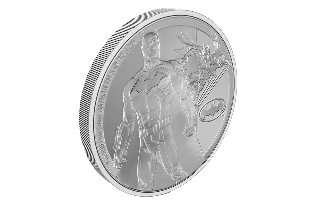 Buy 1 oz Silver Classic Superheroes BATMAN™ Proof Coin (2022), image 3