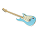 1 oz Silver Daphne Blue Fender® Stratocaster® Coin (2023), image 3