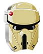 1 oz Silver Faces of the Empire™ Scarif™ Stormtrooper Coin (2022)