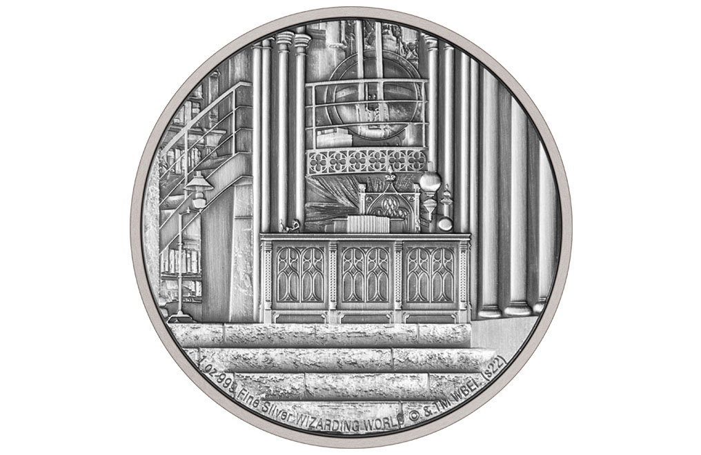 Buy 1 oz Silver Hogwarts Dumbledore's Office Coin (2022), image 0