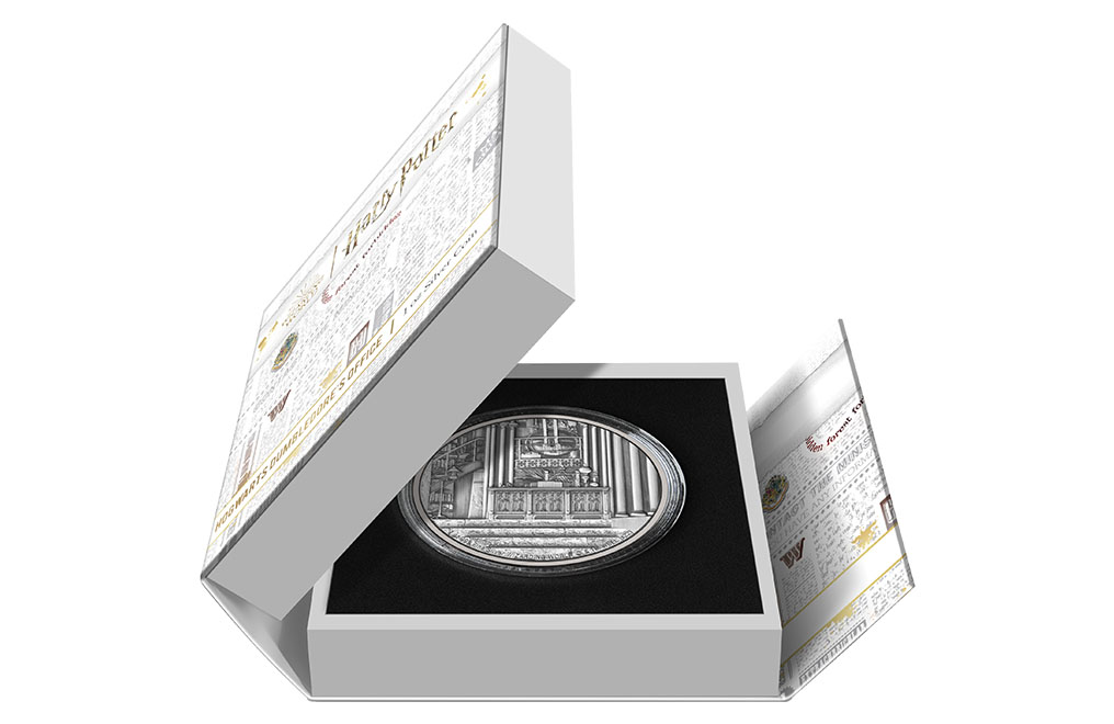 Buy 1 oz Silver Hogwarts Dumbledore's Office Coin (2022), image 5