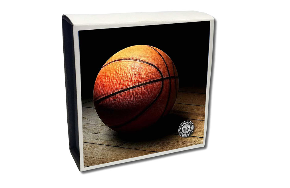 Buy 1 oz Silver Round .999 - 3D Domed Basketball, image 4