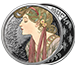 Buy 1 oz Silver Round .999 -Mucha - Laurel (Colorized), image 2