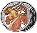 Buy 1 oz Silver Round .999-Mucha-Dance (Colorized), image 2
