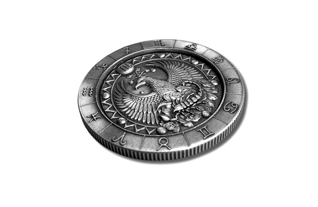 Buy 1 oz Silver Round .999 - Zodiac - Scorpio, image 4