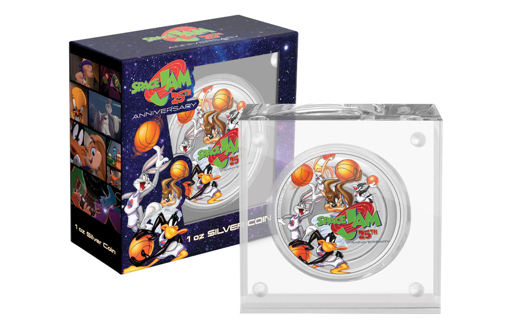 Buy 1 oz Silver Space Jam 25th Anniversary Coin (2021), image 0