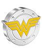 1 oz Silver WONDER WOMAN™ Logo Coin (2022)