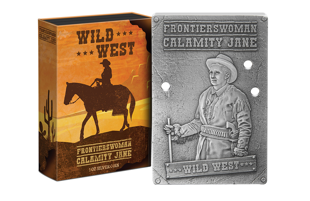 Buy 1 oz Silver Wild West Calamity Jane Coin (2024), image 2