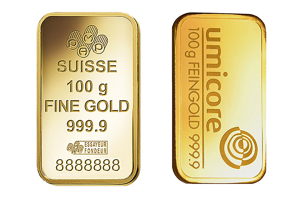 Buy 100 gram Gold Bars, image 0