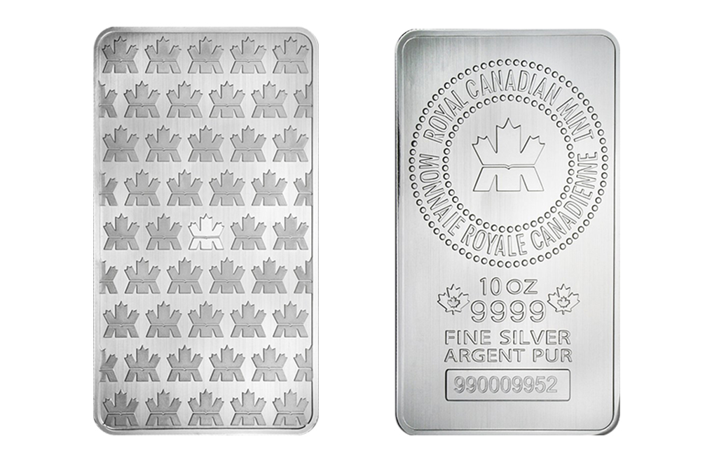 Buy 10 oz Royal Canadian Mint Silver Bars, image 2
