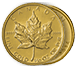 Buy 1/10 oz Canadian Gold Maple Leaf Coins, image 2