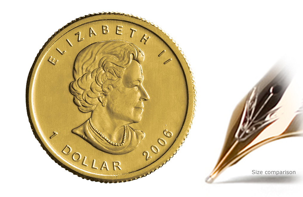 Buy 1/20 oz Gold Canadian Maple Leaf Coins, image 1