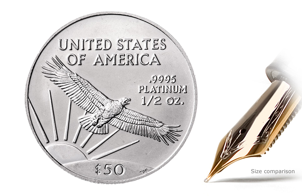Buy 1/2 oz American Platinum Eagle Coins, image 0