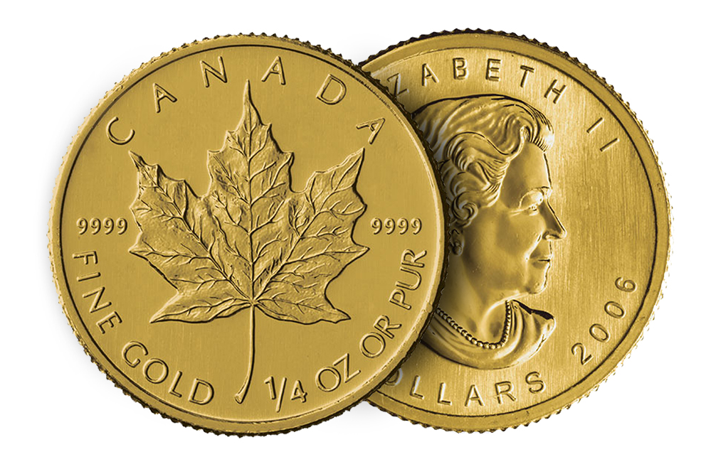 Sell 1/4 oz Gold Canadian Maple Leaf Coins, image 2