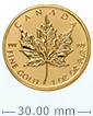 1979 - 1982 1 oz Gold Canadian Maple Leaf Coin .999 Purity
