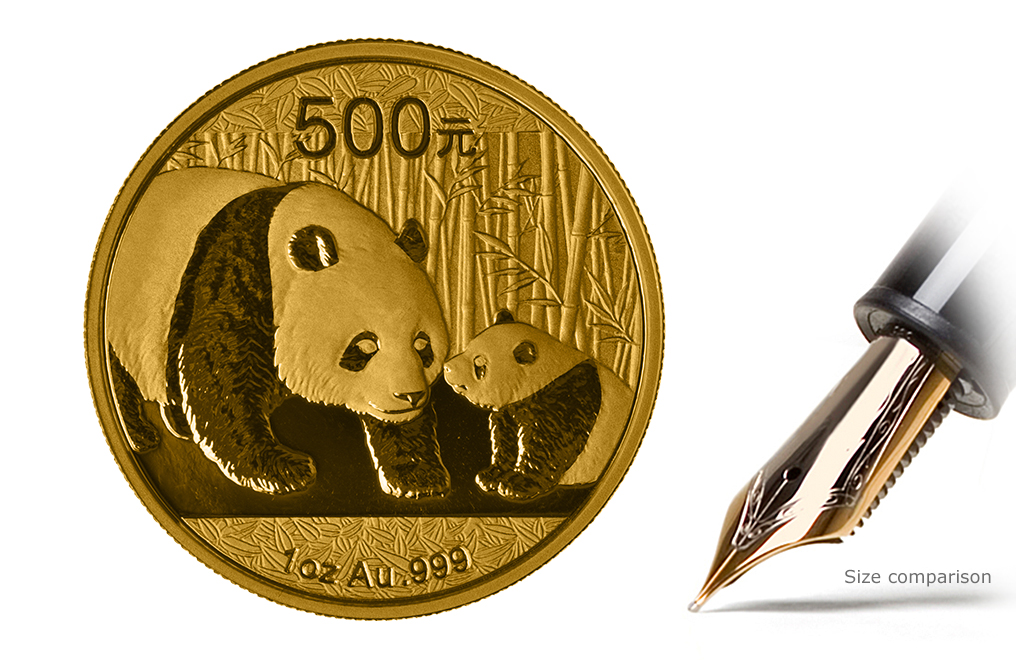 Buy 1 oz Gold Panda Coins, image 0