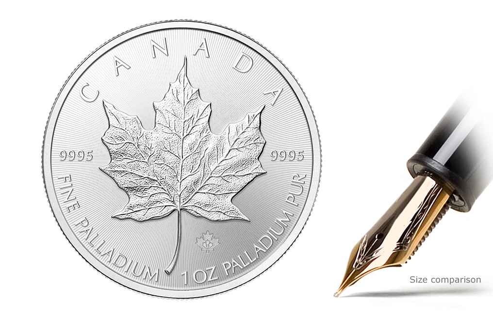 Buy 1 oz Palladium Canadian Maple Leaf Coins, image 0