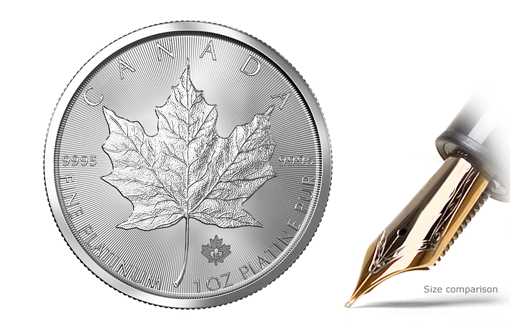 Sell 1 oz Platinum Canadian Maple Leaf Coins, image 0