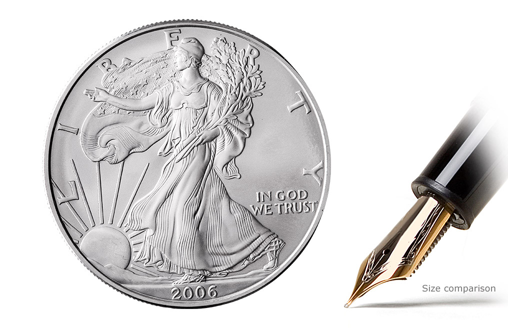 Buy 1 oz Silver American Eagle Coins, image 1
