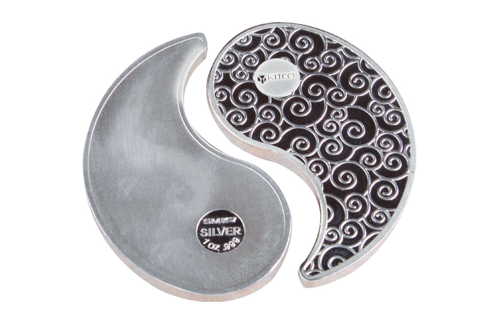 Buy 2 oz Silver Rounds Yin Yang, image 0