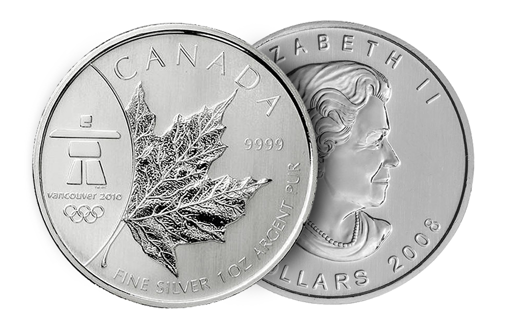 Buy 2008 1 oz Silver Maple Leaf Olympic Coins, image 2