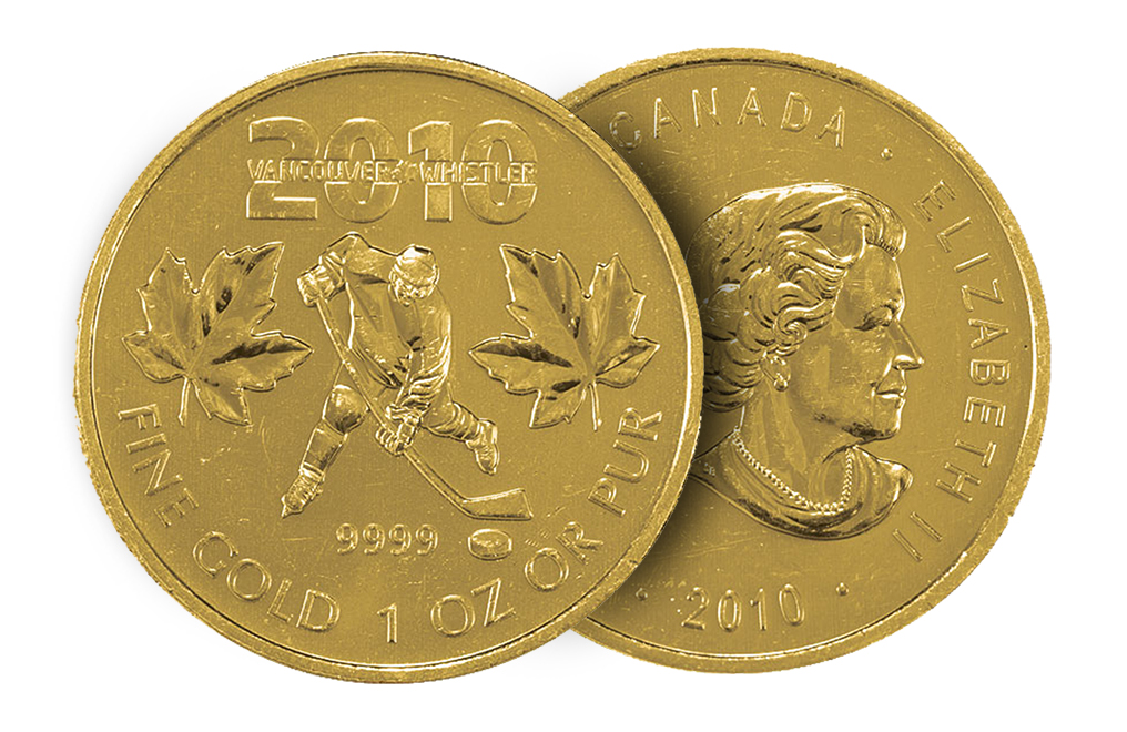 Sell 2010 1 oz Gold Maple Leaf Olympic Coins, image 2