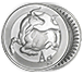 Buy 1 oz Silver ''Bull''-Silver Shield Round .999 (Random Year), image 2