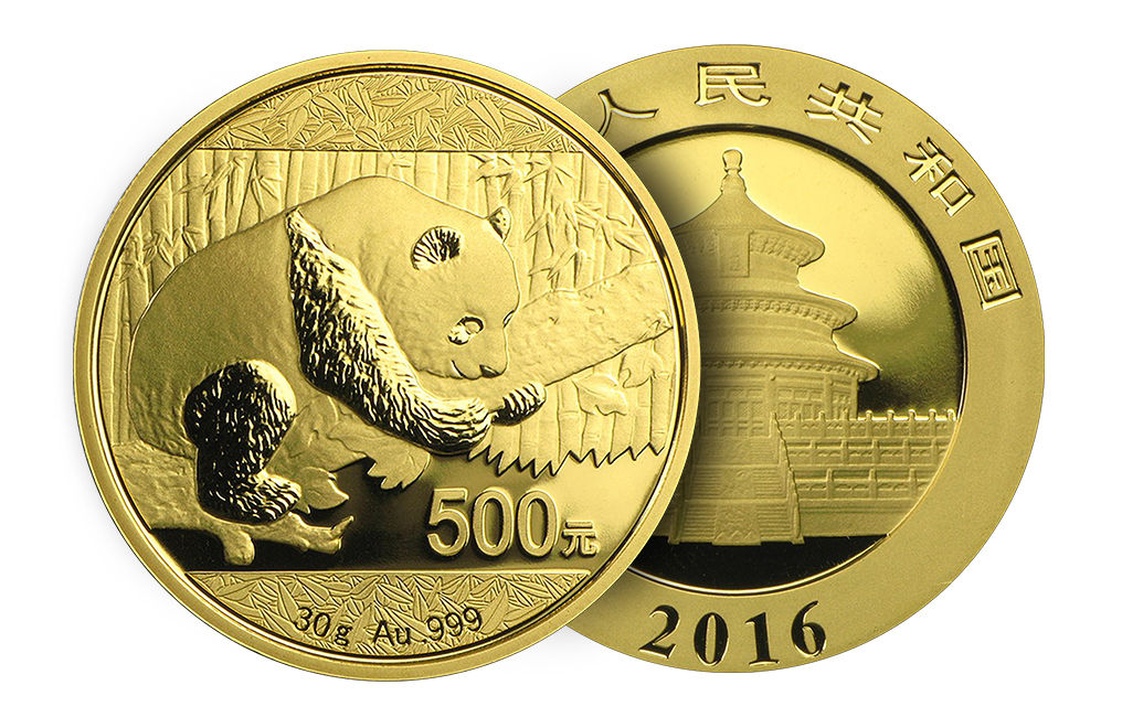 Buy 30 gram Chinese Gold Panda Coins (2016 and later), image 2