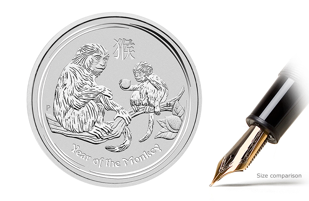 Sell Australian 2016 1 oz Silver Lunar Monkey Coins, image 0