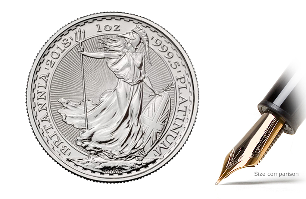 Buy 1 oz British Platinum Britannia Coins, image 0