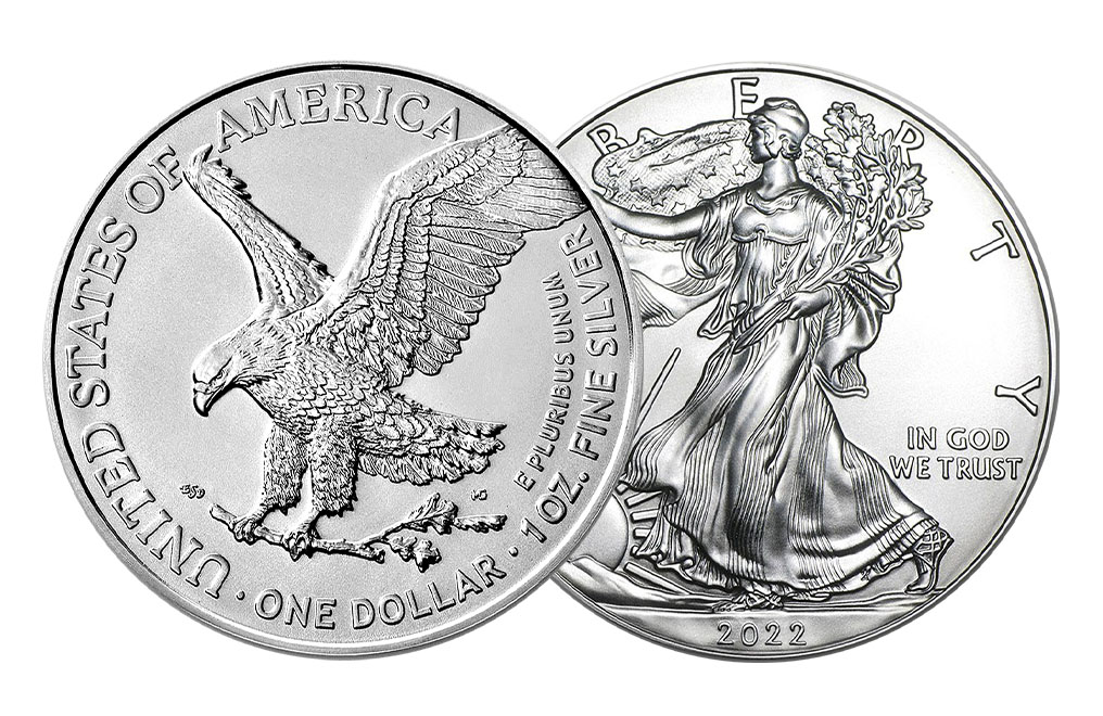 Buy 2022 MintFirst™ Silver Eagle Coins (tube of 20), image 3