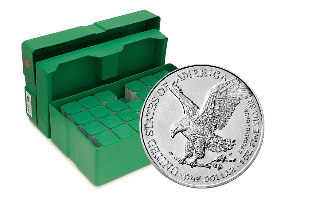 Buy 2022 MintFirst™ 1 oz Silver Eagle Monster Box (500 Coins), image 0