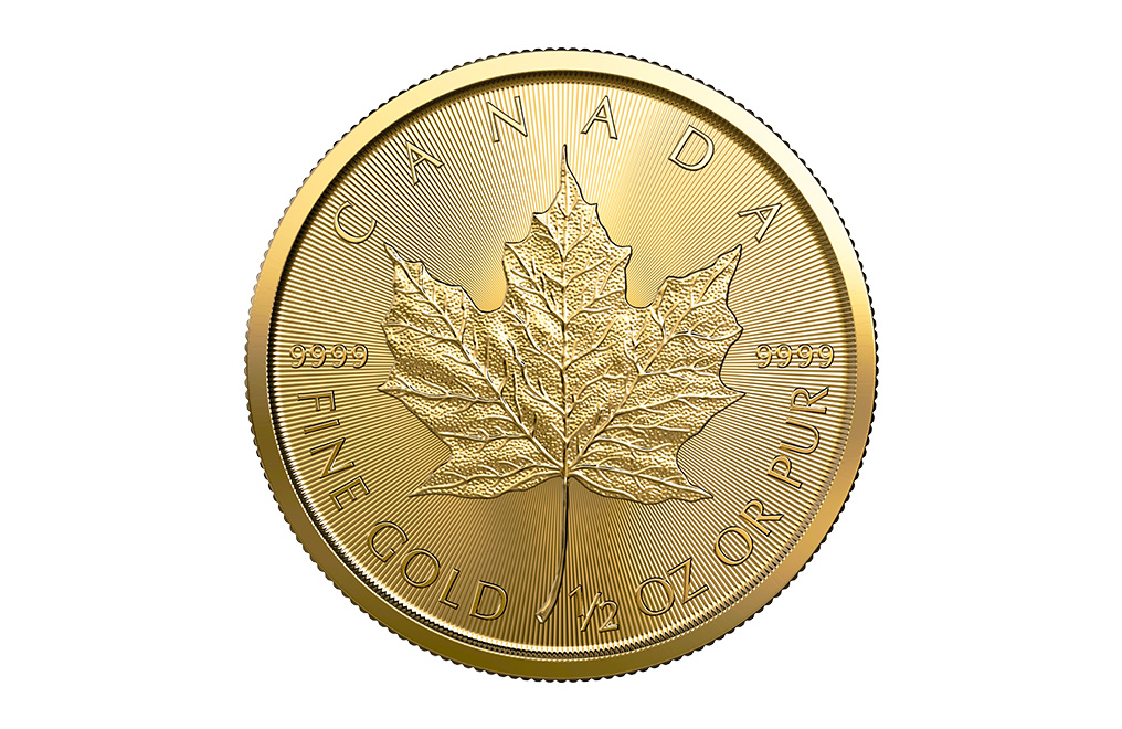 Buy 2023 1/2 oz Gold Canadian Maple Leaf Coins (Brilliant Uncirculated), image 0