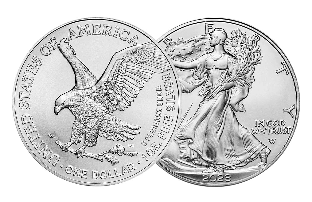 Buy 2023 MintFirst™ Silver Eagle Coins (tube of 20), image 3