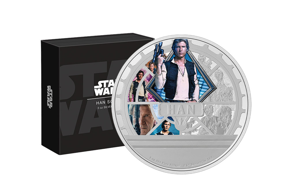 Buy 3 oz Silver Star Wars™ Han Solo™ Coin (2023), image 2