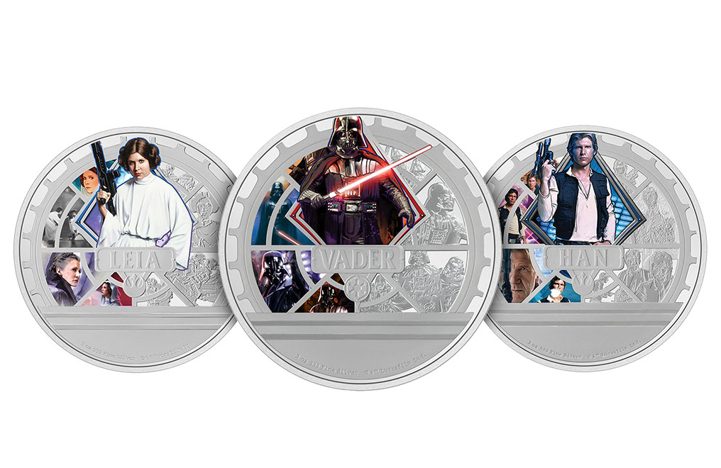 Buy 3 oz Silver Star Wars™ Coin Bundle (3 x 3 oz coins), image 0