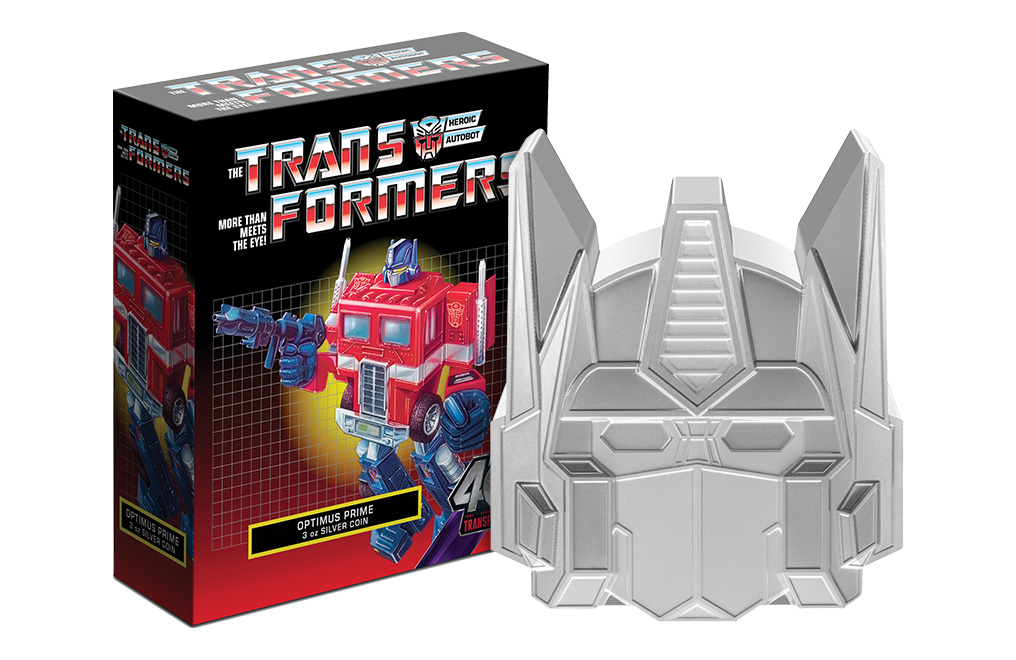 Buy 3 oz Silver Transformers Optimus Prime Coin (2024), image 2