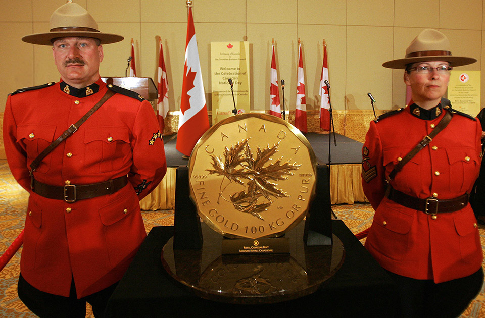 100 kg RCM Gold Million Dollar Coin .99999