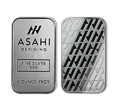 1 oz Silver Asahi Bar.999