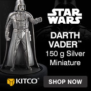 150 g Silver Darth Vader