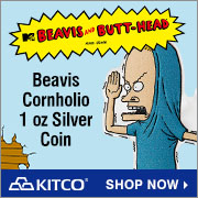 1 oz Silver Beavis and Butthead