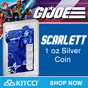 1 oz Silver G.I. Joe Scarlett Coin